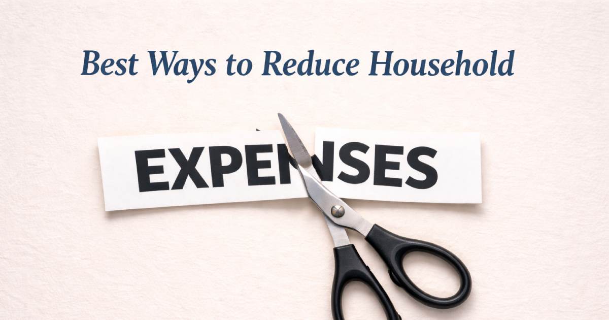 Best way to reduce household expenses
