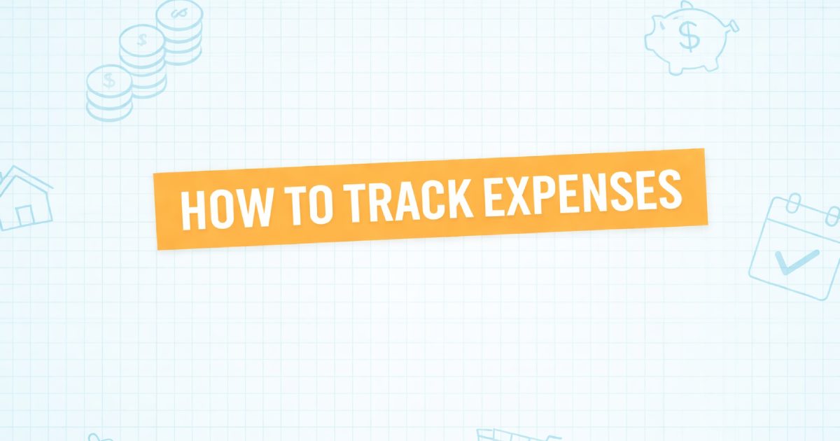 How to track expenses